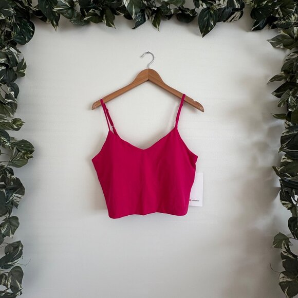 Lululemon Athletic Align Cropped Cami Tank Top A/B Passionate NWT Women’s Sz 14 - Picture 1 of 9